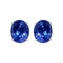 14K White Gold and Tanzanite Earrings 7.85ctw
