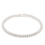 3.00 Ct. T.W. White Lab Grown Diamond 14K White Gold Classic Tennis Bracelet