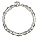 REBL Cleo Kiwi Jasper Hypoallergenic Steel Beaded Necklace With Chain