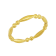 REBL Pressley 18K Yellow Gold Over Hypoallergenic Steel Ring