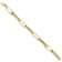 14K Yellow Gold Chunky Paperclip Bracelet With a Lobster Clasp