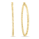 38mm 14K Gold Filled Beaded Hoops Earrings (1 1/2 Inch Diameter)