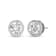 Lab Grown 1 Carat Round Bezel Set Solitaire Diamond Earrings in 14K
White Gold