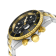 Gevril Men's Wall Street Chrono Blk Dial Blk Ceramic Bezel Two Toned
IPYG Stainless Steel Bracelet