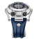 GV2 Triton Men's Blue Dial Calfskin Leather Watch