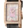 Gevril Ave of Americas Mini Women’s Rose Stainless Steel DIamond
Case,Pink MOP Dial Watch