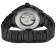 Gevril Men's Ascari Automatic Watch SS Case, Black Forged Carbon Top
Ring, SS/IPBK Bracelet