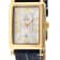 Gevril Ave of Americas Mini Women’s IPYG SS Case, White MOP Dial Watch,
Genuine Blue Leather Strap