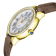 GV2 by Gevril Women's Astor II 9142-L8 MOP Dial Diamond Leather Swiss Watch