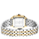 GV2 Milan Women's Silver Dial IPYG and Stainless Steel Watch