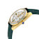 GV2 Women's Palermo Diamond Watch, Genuine Green Vegan Leather Strap