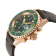 Gevril Men's Wall Street Watch, Genuine Handmade Italian Brown Leather Strap