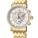 GV2 Marsala Chrono Women's White Dial Stainless steel Watch