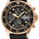 Gevril Men's Wall Street Watch, Genuine Handmade Italian Black Leather Strap