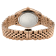 GV2 Naples Women's Brown Dial Rose Gold Watch