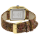 GV2 Womens Padova Gemstone White Dial, Tan Floral Leather Strap