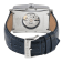 Gevril Men's Avenue of America's Stainless Steel Blue dial, Genuine Blue
Leather Band