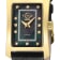 GV2 Womens Luino Diamond Black MOP Dial, Genuine Italian Leather Black Watch