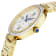GV2 by Gevril Women's 14201B Piemonte Diamond Swiss Quartz IPYG Steel Watch