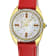 GV2 Women's Palermo Diamond Watch, Genuine Red Vegan Leather Strap