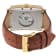 Gevril Men's Avenue of Americas Intravedere White Dial Genuine Tan
Leather Watch