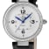 GV2 Women's Piemonte Stainless Steel Case, White dial, Diamond Watch,
Black Italian Leather Strap