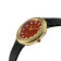 GV2 Arezzo Women's Diamond Watch, Genuine Italian Handmade Red Jasper
Leather Strap