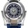 GV2 Triton Men's Blue Dial Calfskin Leather Watch