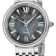 GV2 Women's Genoa Black MOP Dial, Stainless Steel Diamond Watch