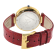 GV2 Women's Piemonte IPYG Case, White dial, Diamond Watch, Genuine
Handmade Italian Red Strap.