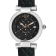 GV2 Berletta Womens Black Dial Black Vegan Quilted Strap Watch