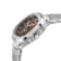 GV2 Men's Potente Moon Phase Swiss Automatic Watch, Stainless Steel Bracelet