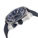 GV2 Men's XO Submarine, SS Case, SS/BLUE Bezel, Black Dial, Genuine Blue
Canvas Strap