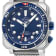 GV2 Men's XO Submarine SS Case, SS/BLUE Bezel, Blue Dial, Stainless
Steel Bracelet