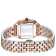 GV2 Milan Women's Silver Dial 2 tone Rose gold  Watch