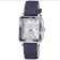 GV2 Bari Tortoise Women's SS Case Mother Of Pearl Dial Blue Suede Strap Watch