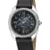 GV2 Women's Palermo Diamond Watch, Genuine Black Vegan Leather Strap