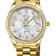 GV2 Women's Turin Diamond, White MOP Dial, IPYG Stainless Steel Watch