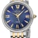 GV2 Women's Genoa Blue MOP Dial, Stainless Steel Diamond Watch