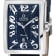 Gevril Men's Avenue of America's Stainless Steel Blue dial, Genuine Blue
Leather Band