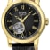 Gevril Men's Madison IPG black Dial Black Leather