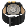 GV2 Men's XO Submarine Black Case, GP/BLK Bezel, Black Dial, Genuine
Black Canvas Strap