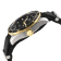 Gevril Men's Yorkville Black Dial IP Yellow Gold Watch