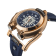 GV2 3406 Triton Men's Gun Dial Calfskin Leather Watch
