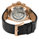 Gevril Men's Wall Street Watch, Genuine Handmade Italian Black Leather Strap
