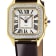 GV2 Milan Women's Silver Dial Burgundy strap watch