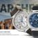 GV2 by Gevril Men's 42421 Marchese Blue Leather Day/Date Swiss Quartz Watch