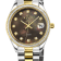 GV2 Women's Turin Diamond, Chocolate Brown  MOP Dial, Two toned IPYG
Stainless Steel Watch