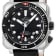 GV2 Men's XO Sub SS Case, SS/BLK Bezel, Black Dial, Genuine Black Canvas Strap