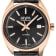 Gevril Five Points Men's Black Dial Rose Gold Genuine Black Leather
Strap Watch